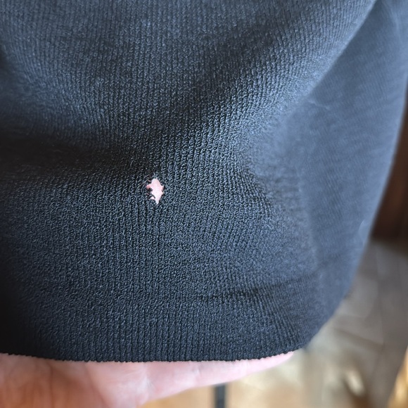 ST JOHN BASICS KNIT WOMENS TOP CAMI BLACK SANTANA KNIT SIZE MEDIUM - Picture 9 of 9